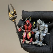 2 Mega Bloks Construx Halo Covenant Elite Honor Guard COVENANT Arbiter Shadow #Q