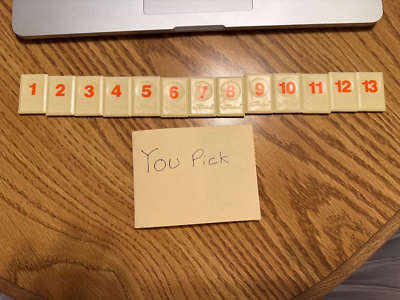 Rummikub Replacement Tiles You Pick Yellow 1-13 | eBay