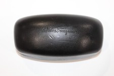 Salvatore Ferragamo Black HardClam Shell Sunglass Case EUC