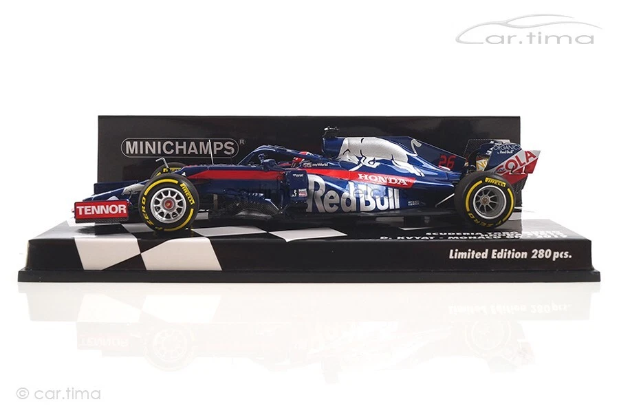Scuderia Toro Rosso Honda STR14 Monaco Gp 2019 Bäver Kvyat MINICHAMPS 1:43 4171 - Immagine 3 di 3