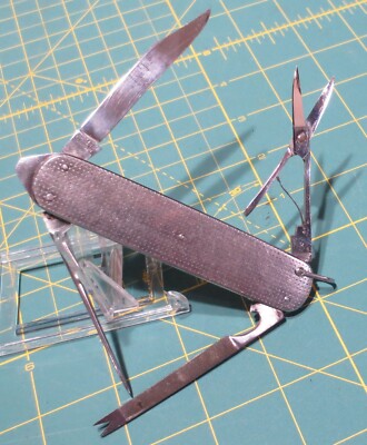 Nice! VTG Voss Cutlery Co Hen & Rooster Bodkin Scissors Fly-Fishing Pocket Knife