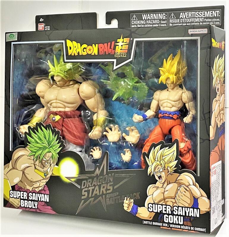 DRAGON BALL - SS Goku VS SS Broly - Battle Pack Dragon Stars 17cm :  : Figurines Bandai Red Dragon Ball