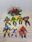 Vintage Heman Figures Lot Of 8 1980's Masters Of The Universe Battle Cat Mattel