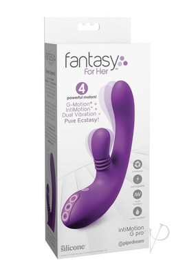Rabbit Vibrator Fantasy for Her Inti Motion G-Pro Dual Stim G Spot Curve