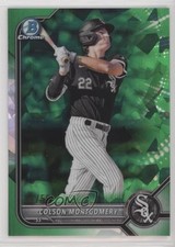 2022 Bowman Chrome Draft Sapphire Edition Green 20/50 Colson Montgomery 02u3