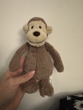 AUTHENTIC   Jellycat little bashful monkey small- NWT retired size- FAST SHIP 