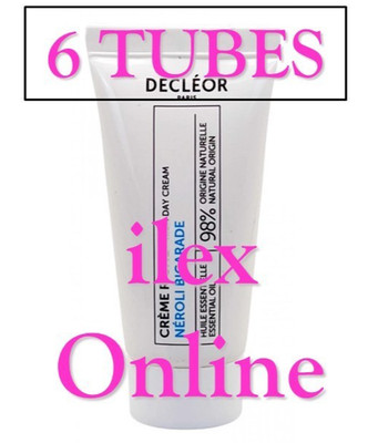 6 x DECLEOR NEROLI BIGARADE LIGHT TAGESCREME 15ml = 90ml *REISE-/TURNBEUTELGRÖSSE*