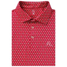 Rhoback The Ohio State Helmet Decal Men's Short Sleeve Collegiate Polo NEW