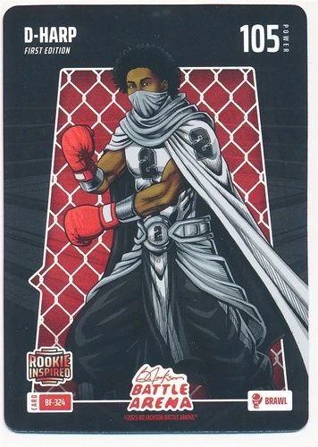 D-HARP 2025 BO JACKSON BATTLE ARENA ROOKIE INSPIRED #BF-324 MINT