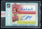 2017 Donruss Optic Holo Prizm Patrick Mahomes II Kareem Hunt RC Dual AUTO 19/20