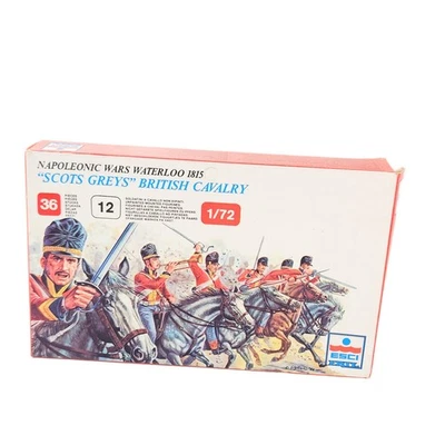 ESCI 1/72 Scots Greys British Cavalry Waterloo 1815 Napoleonic Wars Kit 217 Box. - Image 1 of 4