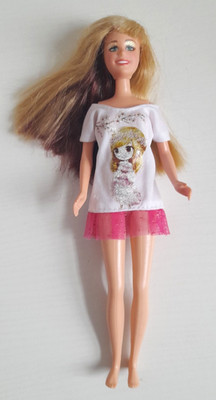 Hannah Montana Puppe 2 in 1 Haarschalter brünett blond singende Puppe Miley Cyrus