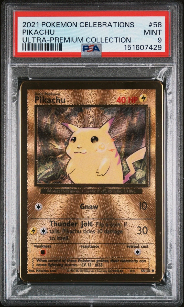 Pokémon TCG Professional Sports Authenticator (PSA) Metal Grade 9