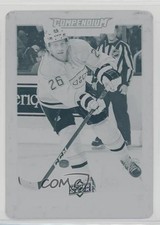 2017-18 Upper Deck Compendium Printing Plate Cyan 1/1 Jeff Petry #142 1hh