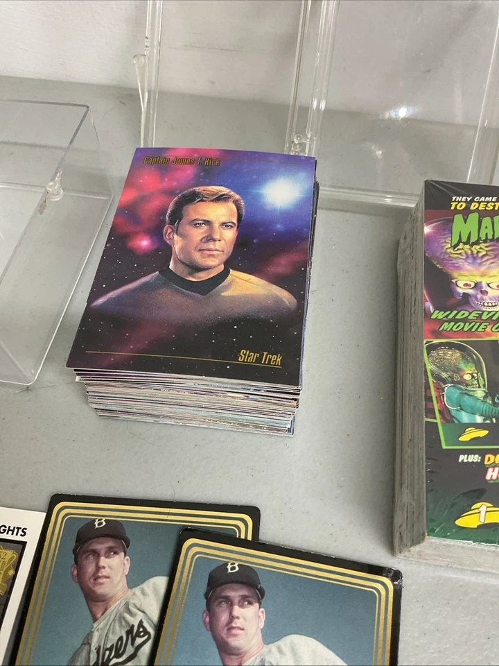 Mars Attacks Trading Cards Sealed, The X Files Cads￼, Star Trek Lot Trading Card - Image 3 of 4