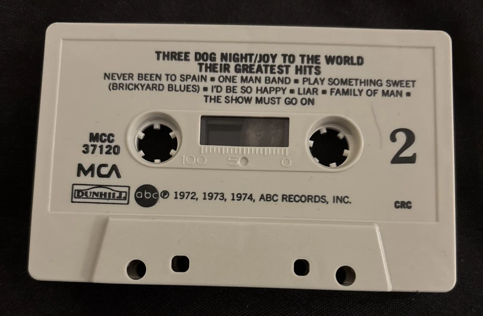 Three Dog Night - Joy To The World Their Greatest Hits Cassette Tape 1974 ABC - Image 4 of 4