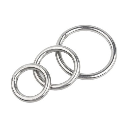 geschweißt O-Ring V4A Metallring Öse Ringe Edelstahl A2 Runde Edelstahlringe