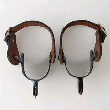 Nice Vintage Pair Of Western Cowboy Spurs small adult or child size
