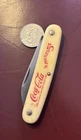 Vintage U.S.A. Jack Knife - "Coca-Cola in bottles 5 cents" Very Nice Condition