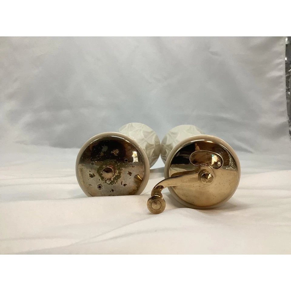 Salero y molinillo vintage Lenox 7” Foto 3 de 4