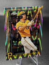 Topps 2025 Chrome Bryan Reynolds #9 Wave Refractor Pittsburgh Pirates MLB