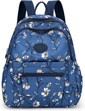 Mini Backpack Purse Women Nylon Anti Theft Travel Bag Small Orchid