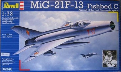 Revell Mig-21F-13 Fishbed C Flugzeug  1:72 Model 04346 DDR UDSSR Modell