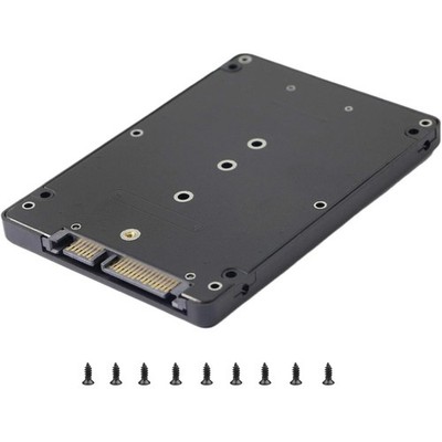 Dual Key M.2 to SATA 3.0 Enclosure 6Gbps Converter Supports PCI-E B/M Key