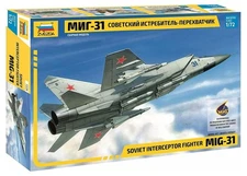 Zvezda Z7229 Mig-31 Interceptor Aircraft Model Kit 1: 72 Scale