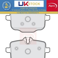Apec Brake Pads Set For Bmw 8 Series 2019-2025 4.4 Rear PAD2269