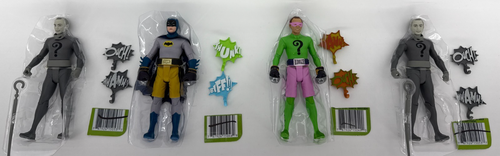 McFarlane DC Retro Batman 66 Figure Lot Riddler Boxing B&W Chase +Extras NWT