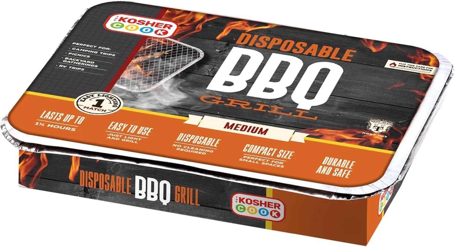 Ready to Use Portable Disposable Charcoal Grill