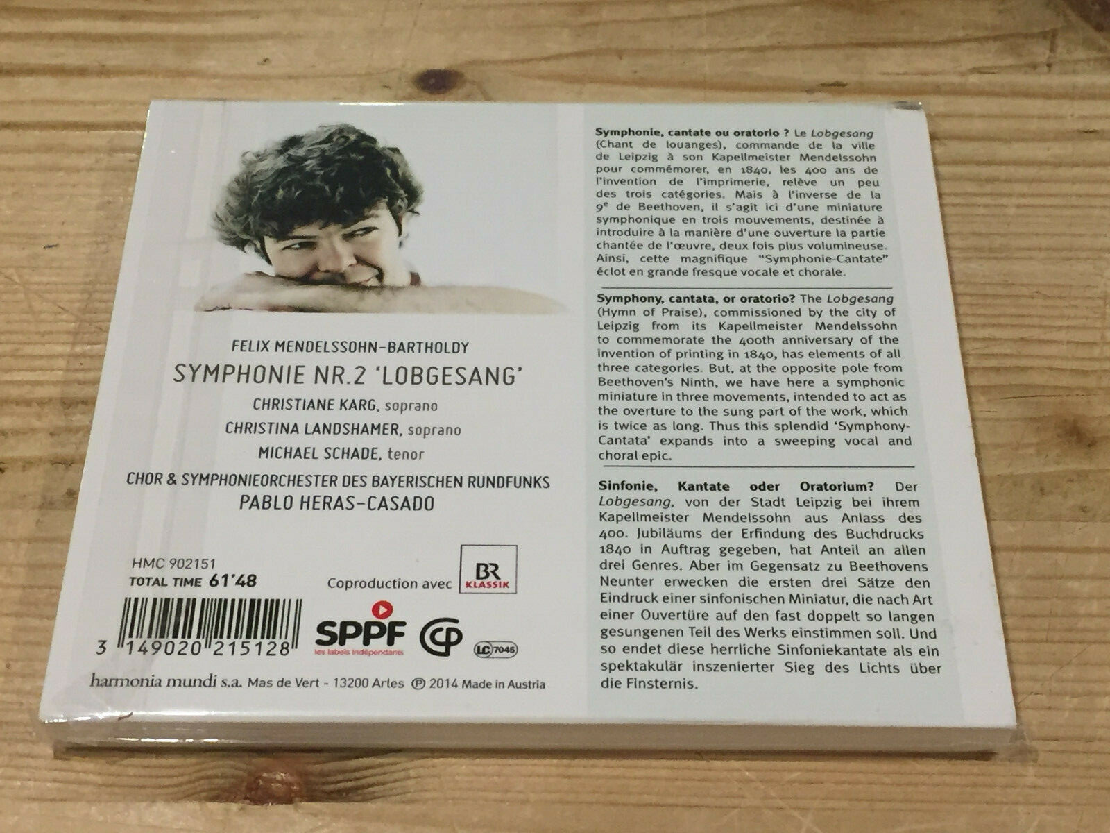 Thumbnail - Signed By Christiane Karg Mendelssohn Symphony 2 Heras-casado Harmonia