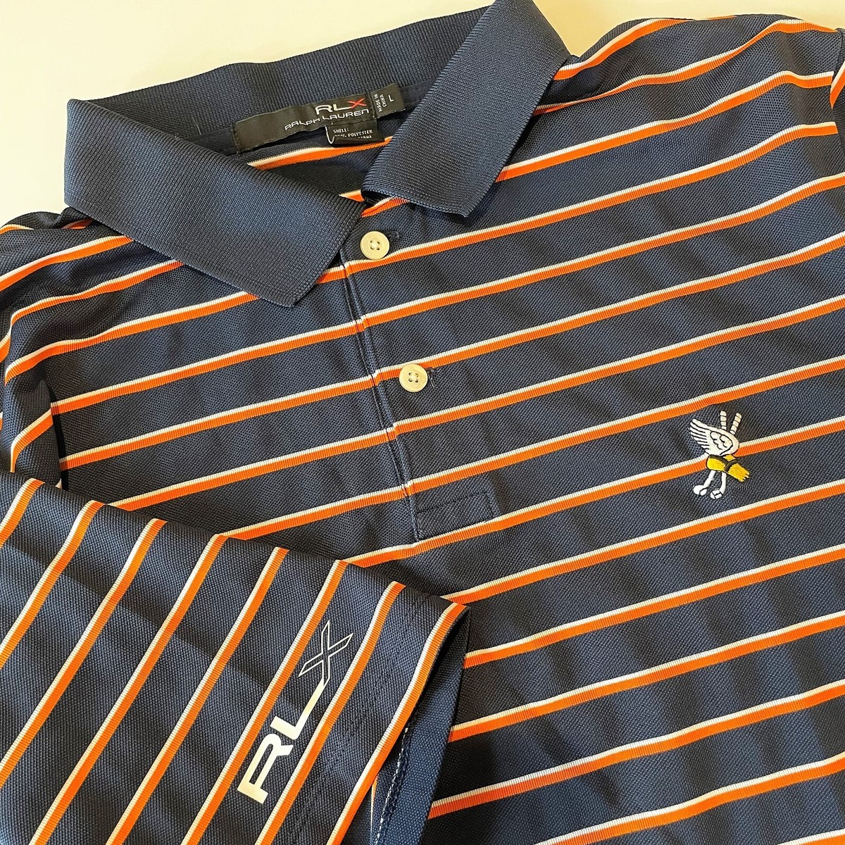 WINGED FOOT GOLF CLUB - Mens Polo Shirt (L) RLX Ralph Lauren (EUC 