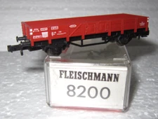 FLEISCHMANN 8200 N PICCOLO DB LOW SIDED WAGON FREIGHT CAR NIB NOS OVP Ep IV 'B'