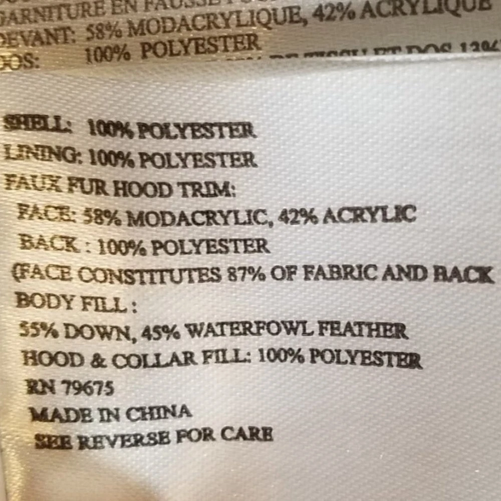 Michael Kors donna giacca tampone media lunga cappotto lunghezza intera cappuccio in pelliccia alto