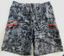 Islander Boys 14-16 Swim Board Cargo Shorts - D2023
