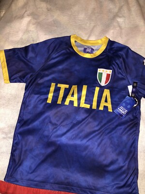 Italia  Italy  Jersey Men's Large  ExCelsius Active Soccer Nwt