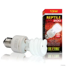 Exo Terra Reptile UVB 200 Tropical Terrarium Intense Bulb 13 watt