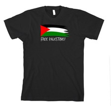 Free Palestine Cotton Unisex T-Shirt Tee Shirt Top