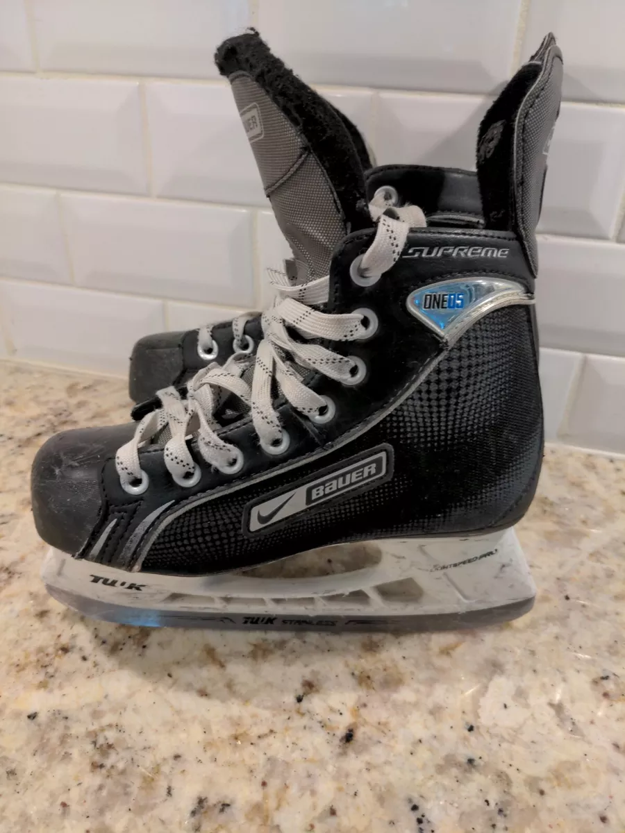 Supreme One05 Youth Ice Hockey Skates Size Shoe size 4 Black Tuuk | eBay