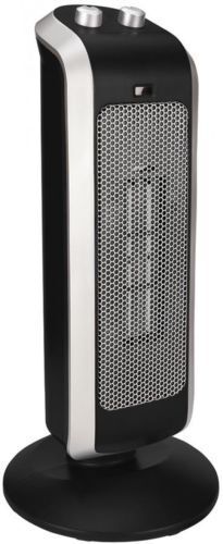 Crane EE-7588 Oscillating Ceramic Tower Heater 3 Setting Indoor Heat Black - Picture 1 of 5