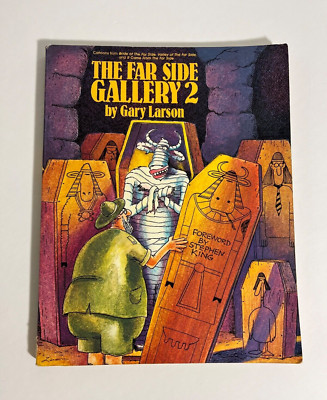The Far Side Gallery 2 Paperback Cover Gary Larson Sphere 1986 Stephen King VTG