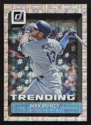 2022 Donruss Max Muncy Trending Vector #T-12 Card