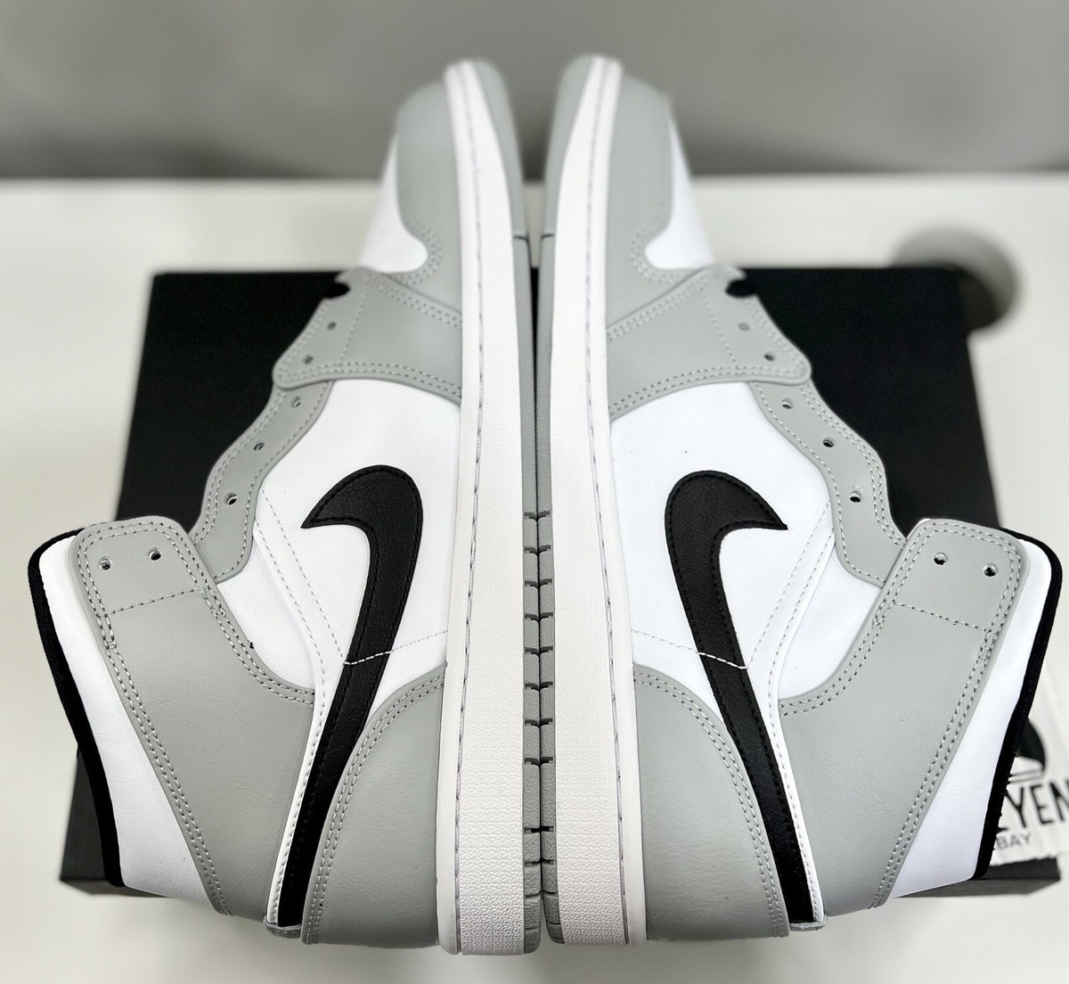 NEW Nike Air Jordan 1 Mid 'Light Smoke Grey' | Men's Size NEW Nike Air Jordan 1 Mid 'Light Smoke Grey' | Men's Size