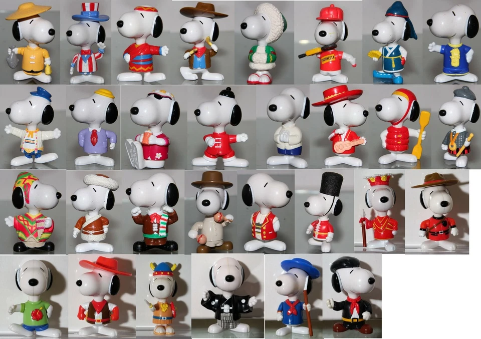 +Snoopy/Peanuts Schleich, Whitman's, Mc Donald's Pvc + Kunststoff-Figur-Auswahl: - Bild 2 von 2