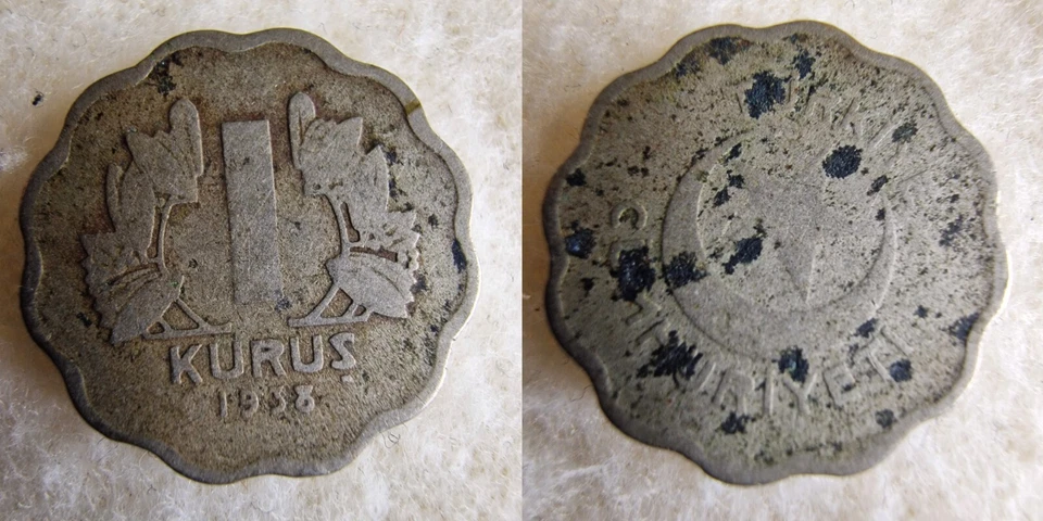 Colección de monedas raras del Imperio Otomano y Turquía 1909-2017 | 9 monedas | Coleccionables Foto 4 de 4