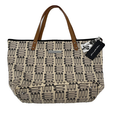 Petunia Pickle Bottom Diaper Bag Downtown Tote London Calling Full Zip