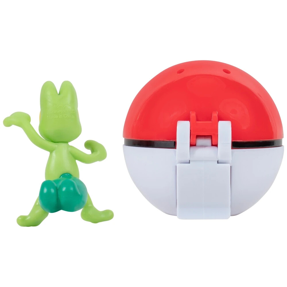 Treecko Toy NWT Pokemon Clip N Go Figure/ Figurine / Toy - Treecko + Poke Ball ...