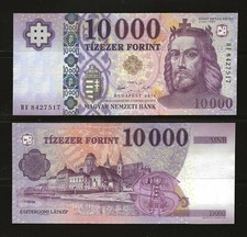 HUNGARY 10000 Forint 2019, P-206 Sign: 2, Pack Fresh UNC, Magyar Nemzeti Bank 